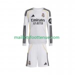 Maillot/Tenue Real Madrid Enfant Domicile 2025/2026 Manche Longue